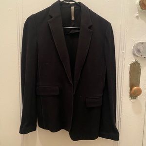 TAGS black wool blazer